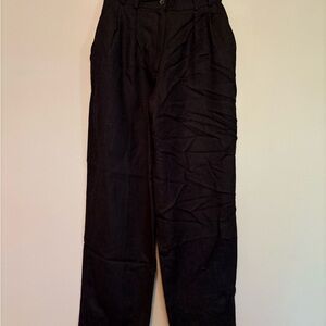 Vintage Jones New York Women's Black Wool Blend Trousers
